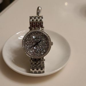 Silver Rhinestone Watch